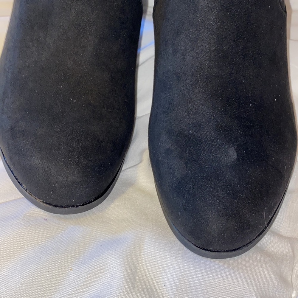Style & Co Black Addyy Suede Dress Tall Heel Boots NEW - Picture 5 of 11
